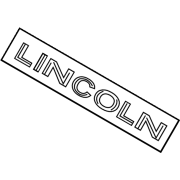 Lincoln 2L7Z-7842528-CA Nameplate