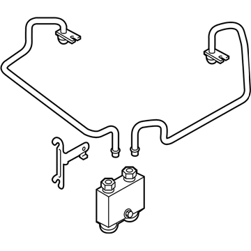 Lincoln MKS Automatic Transmission Oil Cooler Line - AA5Z-7R081-A