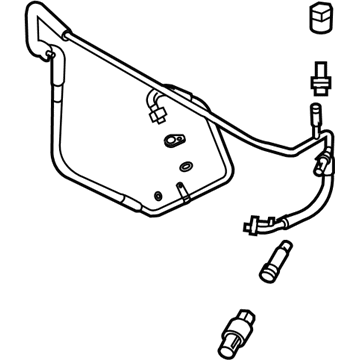 Mercury 9L2Z-19972-B A/C Tube