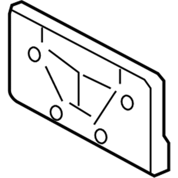 Ford -N804376-S307 License Bracket