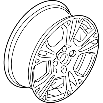 Ford C1BZ-1007-R Wheel Assembly