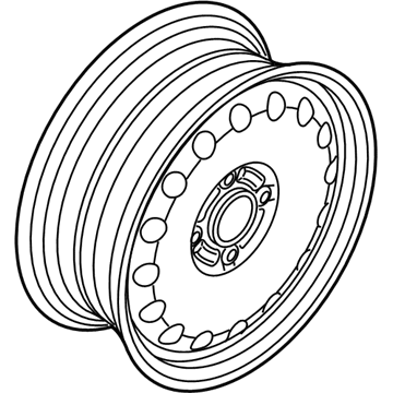 Ford 9S4Z-1007-C Wheel, Steel