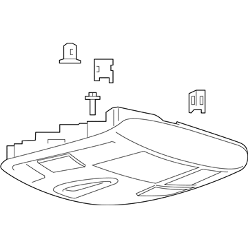 Ford HC3Z-28519A58-EN CONSOLE ASY - OVERHEAD