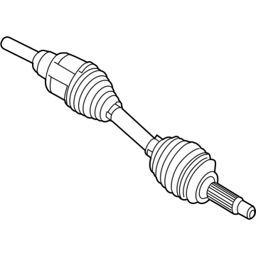 Lincoln LX6Z-3B437-E Axle Assembly