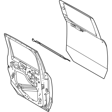 Ford NZ6Z-2624630-A Door Shell