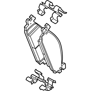 Lincoln EB5Z-2001-B Brake Pads