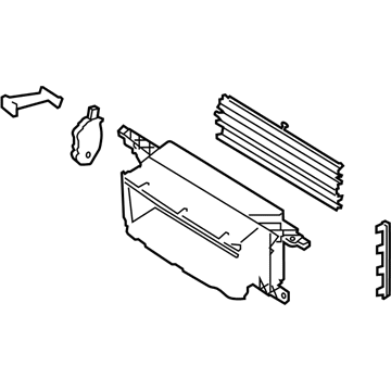 Ford JL1Z-8475-D SHUTTER ASY - RADIATOR CONTROL