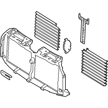 Ford JL1Z-8475-C SHUTTER ASY - RADIATOR CONTROL