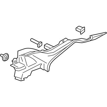 Ford HP5Z-6146808-MA Support - Rear Package Tray Trim