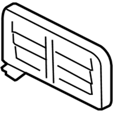 Mercury 5E6Z-17A385-AAA License Bracket