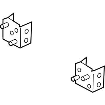 Mercury YL8Z-17B762-AA Bumper Bracket