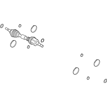 Ford K2GZ-3B437-P Axle Assembly