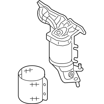 Ford F2GZ-5G232-C Exhaust Manifold And Catalyst Assembly