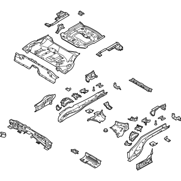 Ford LX6Z-7811215-X Floor Pan Assembly