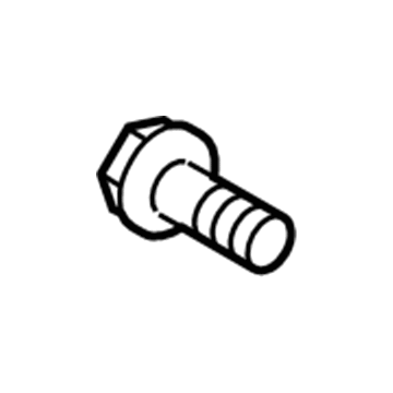 Ford -W505423-S439 Belt Weatherstrip Screw