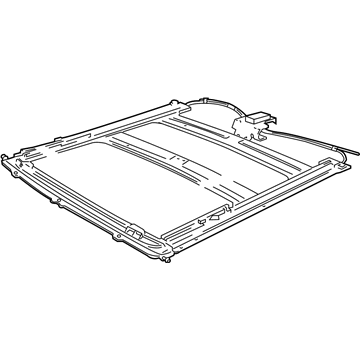 Ford 3C3Z-26502C22-A Frame - Sliding Roof Panel Opening