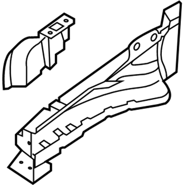 Ford AE8Z-16018-A Upper Rail