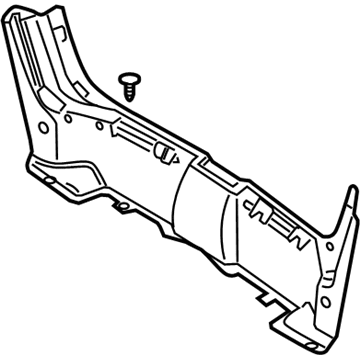 Mercury 6E5Z-5411318-AAA Rear Trim Panel