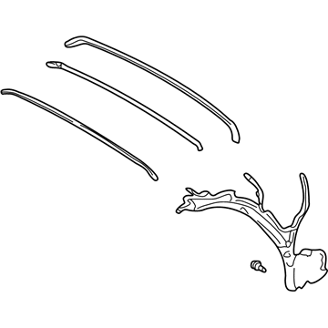 Ford 1W6Z-7653000-AA Frame Assembly