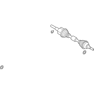 Lincoln K2GZ-3B437-N Axle Assembly