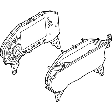 Ford M2DZ-10849-A Cluster Assembly