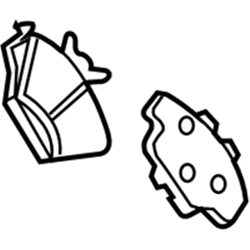 Ford 3U2Z-2V001-AB Brake Pads