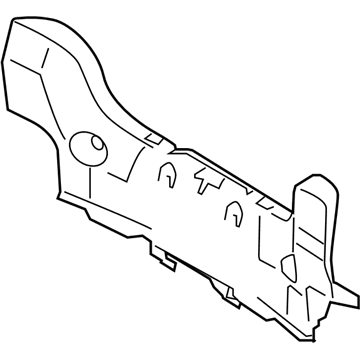 Ford 8R3Z-6345522-CA Rear Trim Panel