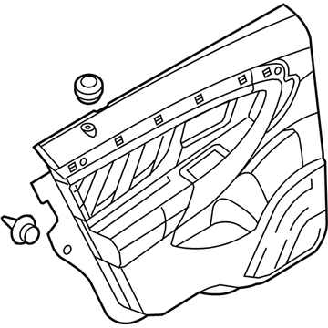 Ford DG1Z-5427406-DB Door Trim Panel