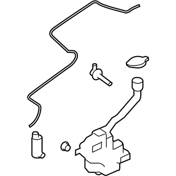 Mercury 8A5Z-17618-A Reservoir Assembly