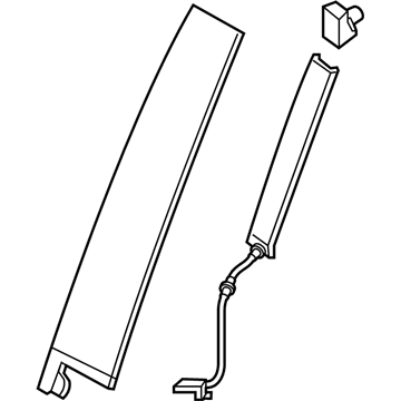 Ford LB5Z-7820555-B MOULDING - DOOR OUTSIDE