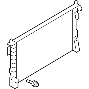 Lincoln 7T4Z-8005-B Radiator