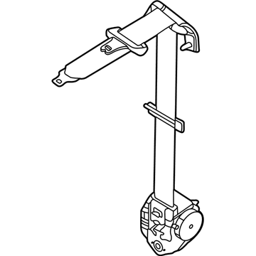 Ford BC3Z-25611B64-AA Center Seat Belt