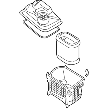 Ford F-350 Super Duty Air Filter Box - HC3Z-9600-D