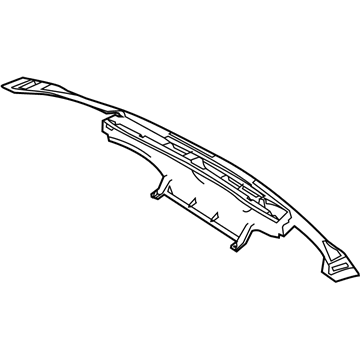 Lincoln AH6Z-18490-A Defroster Duct