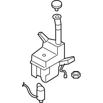 Ford 8R3Z-17618-A Reservoir - Windshield Washer