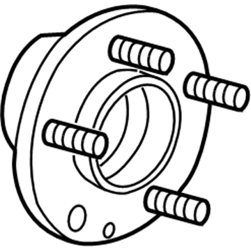 Ford 5F9Z-1104-AA Hub Assembly - Wheel