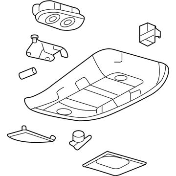 Ford 9A2Z-78519A70-EA Console Assembly - Overhead