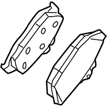 Ford 1U2Z-2V200-FA Brake Pads