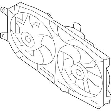 Ford Five Hundred Engine Cooling Fan - 5F9Z-8C607-BM