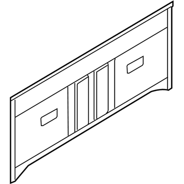 Ford 7C3Z-2540300-A Back Panel