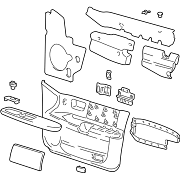 Mercury 3F4Z-5423942-AAA Door Trim Panel