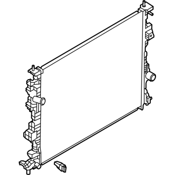 Lincoln Radiator - LX6Z-8005-M