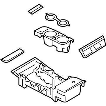 Ford GJ5Z-7804567-AB Compartment