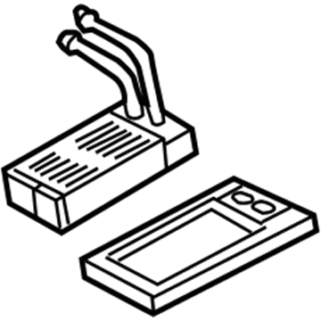 Ford H2MZ-18476-Y Heater Core