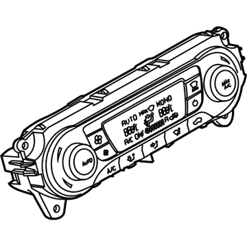 Ford BM5Z-19980-E Heater Control