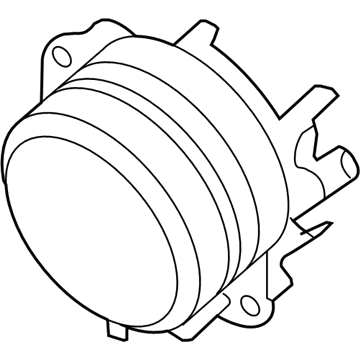 Mercury 3W3Z-15200-AB Fog Lamp Assembly