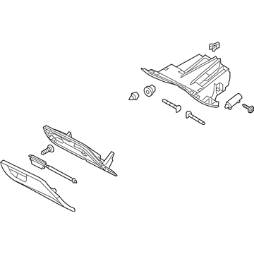 Ford CV6Z-5806024-AC Glove Box Assembly