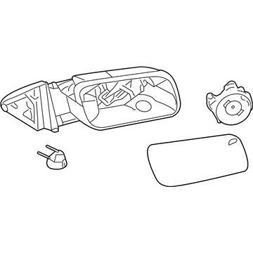 Ford 8A8Z-17683-AA Mirror Assembly - Rear View Outer