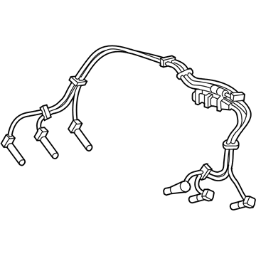 Ford 3U2Z-12259-D Plug Wire Set