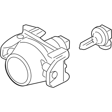 Ford 6E5Z-15200-A Fog Lamp Assembly